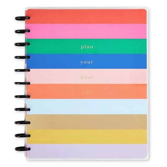 18 month Happy Planner (NEW) now - 12/2023 - Vertical Layout - Plan Your Best - Picture 1 of 4